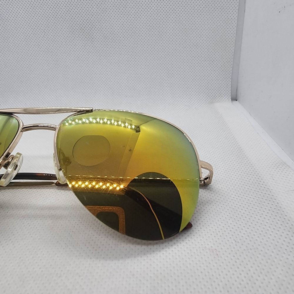 Steve Madden Gold & Tortoiseshell Aviator Sunglasses - Picture 3 of 12
